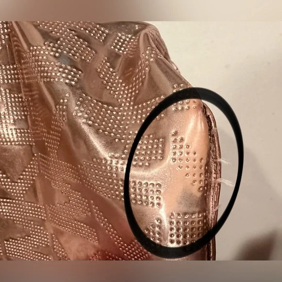 Michael Kors | monogram metallic tote bag. - Picture 16 of 16